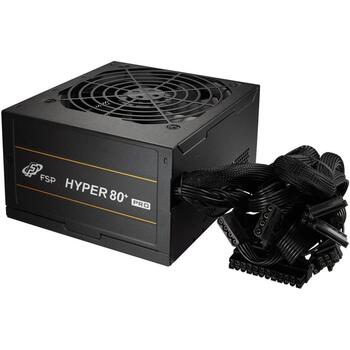 FSP barošanas bloks HYPER 80+PRO550 BKB, 550W, 200-240V, 4.5A, 120mm ventilators, 80 PLUS Bronza, ATX12V 3.1, aktīvais PFC (HYPER 80+PRO550 BKB)