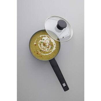 Russell Hobbs Кастрюля RH028391EU7, 16см, 13см, крышка, мягкая ручка, электрическая, газовая, стеклокерамика, индукция (RH028391EU7)