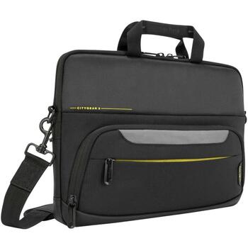 Targus чехол для ноутбука CityGear Slim Topload TSS866GL, 35.6см, 560г, полиуретан, ручка, плечевой ремень, ремень для тележки (TSS866GL)