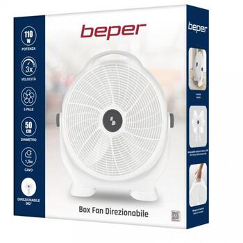 Beper Напольный вентилятор P206VEN561, 100W, 3 скорости, 360° вертикальное направление воздушного потока (P206VEN561)