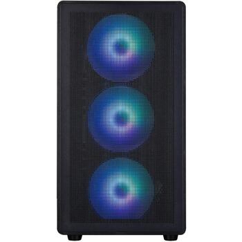 Zalman M5 M5 BLACK, корпус mATX Mini-Tower, 4x120mm ARGB вентилятора, сталь/пластик/закаленное стекло, 474x220x408mm (M5 BLACK)