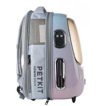 Petkit Рюкзак для домашних животных Breezy 2, P7704, 1.4кг, ABS, PC, ткань, 33x30x45см, эргономичный, вентиляция, освещение (P7704 Pink)