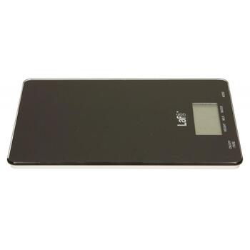 Lafe Кухонные весы WKS001.1 LAFWAG44594, 5 кг, 1 г, черный, ЖК-дисплей, функция тарирования, противоскользящая база (LAFWAG44594)
