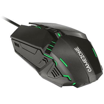 Tracer 47475 GameZone Boost YSB TRAKLA47475, melna, membrāna, 6 pogas, 1600 DPI, 1.4m, apgaismojums (TRAKLA47475)