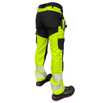 Hi-Vis bikses Uranus Flexpro, 4-virzienos elastīgs, dzeltenas, C52, Pesso, KD135G_C52 (KD135G_C52)