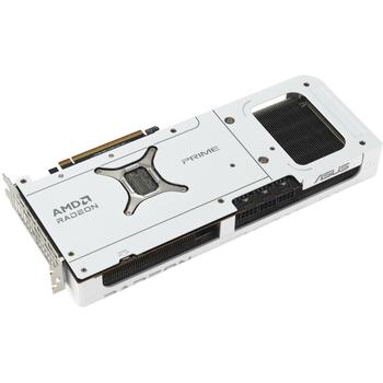 Asus Video karte PRIME-RX9070XT-O16G-WH 16GB GDDR6, 2460 MHz, 256 bit, PCIe 5.0, 3 ventilatori, 7680 x 4320 (PRIME-RX9070XT-O16G-WH)