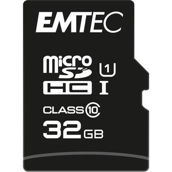 Emtec EliteGold microSDHC 32GB UHS-I U1, ECMSDM32GHC10GP, 90MB/s, 20MB/s, Class 10, адаптер (ECMSDM32GHC10GP)