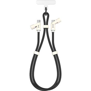 Sbox LANYARD BLACK USB-кабель TYPE-C LANYARD BLACK, 1.5m, 60W, поддержка PD, 3A, 480Mbit/s (TYPE-C LANYARD BLACK)