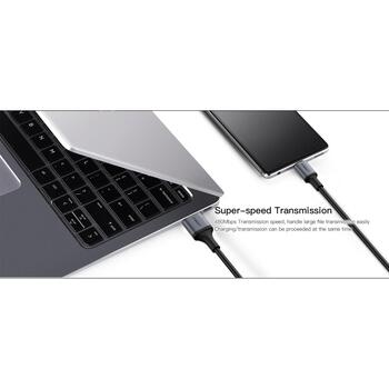 Orsen S8 кабель USB-A и Type-C, 5A, 1,5м, TPE ткань, YD/T 1591-2009 (S8)