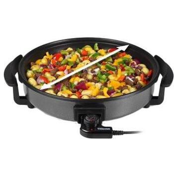 Tristar Multifunkcionāla grila panna PZ-2963, 230 V, 30 cm, 1500 W, fiksēta rokturis, melna (PZ-2963)