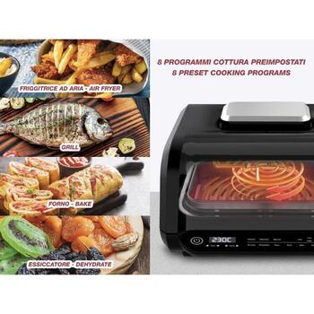 Beper Gaisa fritieris P101FRI081, 1700 W, 5 l, 230 °C, 8 programmas, automātiskā izslēgšanās, digitālais panelis (P101FRI081)
