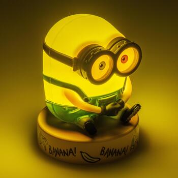 Paladone Minions Icon Light PP13259MN, 9.5cm, 1-2W, 3V, 1xLED, daudzkrāsaina, brīvi stāvošs (PP13259MN)