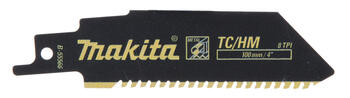 Zobenzāģa asmeņi TC/HM 100x1,25mm (8tpi) 1gab., Metāls, B-55566 MAKITA (B-55566)