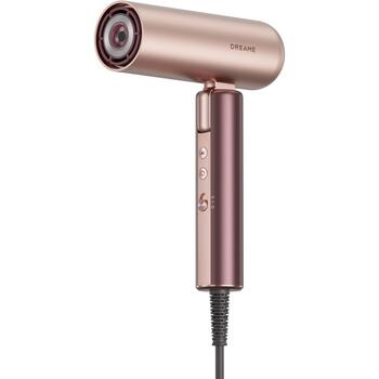 Dreame matu fēns Pocket Aura AZP20A-PK, 1400W, 110000 RPM, 70 m/s, 58 dB, 110-240V, 50/60Hz, rozā, salokāms rokturis, jonizācija (AZP20A-PK)