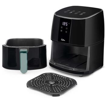Jata Gaisa fritieris JEFR1226, 1400W, 230V, 4L, 1 grozs, elektroniskais panelis, neslīdošas pēdiņas (JEFR1226)