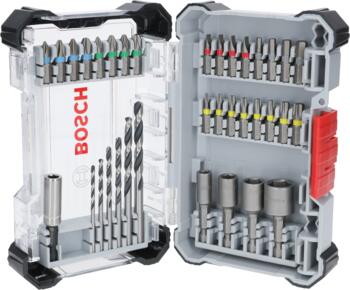 EXTRA HARD SKRŪVGRIEŽA UZGAĻU UN METAL HSS URBJU KOMPLEKTS, 35 GAB. BOSCH 2607017729 (2607017729)