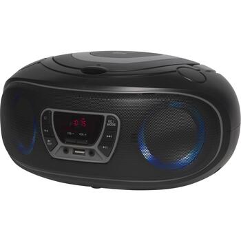 Denver CD магнитола TCL-212BTGR 111141300012, 4W, 2 динамика, Bluetooth, AUX, USB 2.0, FM, цифровой тюнер (111141300012)