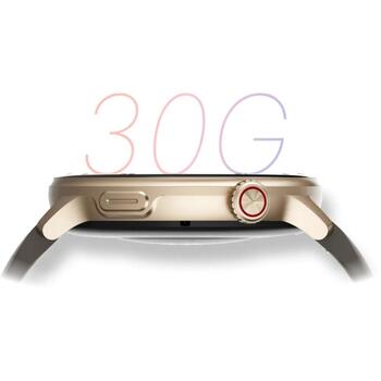 Stelio Sporta viedpulkstenis STSWA101GD, 1.43'', 466 × 466 px, GPS, Bluetooth, 400 mAh, 3 ATM, alumīnijs (STSWA101GD)