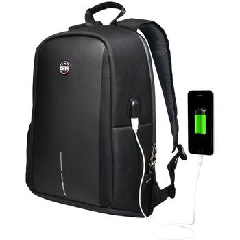 Port Designs рюкзак Chicago Evo 400508, 15.6 дюймов, защита от кражи, USB порт, планшет 10 дюймов, водостойкий (400508)