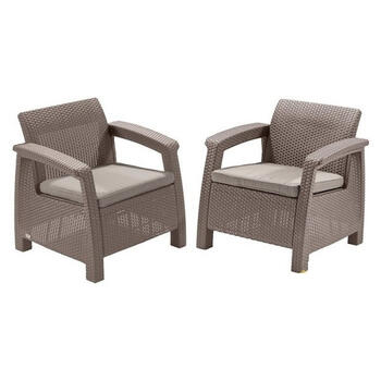 Садовые стулья Corfu Duo Set beige 29197993587 KETER (29197993587)