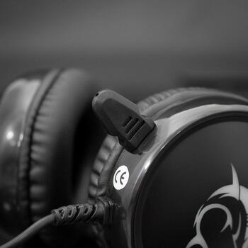 White Shark MARGAY GH-1947, Over-Ear, 20-20000Hz, 50mm, 32Ω, 105dB, RGB, mikrofons, vadu, USB/3.5mm (MARGAY)
