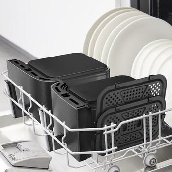 Tefal karstā gaisa friteris EY942HE0, 2700 W, 11 L, 2 atvilktnes, 7 programmas, sinhronizācijas funkcija (EY942HE0)