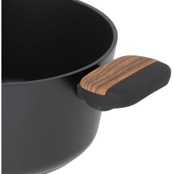 Resto Katls 93187 2.6L, Diametrs 20 cm, Apaļš, Alumīnijs, 4 slāņu nelīpoša pārklājuma, Ergonomiskas rokturi, Stikla vāks (93187)