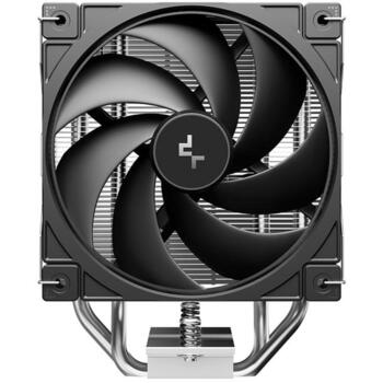 Deepcool procesora dzesētājs AG400 G2 R-AG400-BKNPMG2-G, 631 g, 70.09 cfm, 1 ventilators, PWM atbalsts, hidro gultnis (R-AG400-BKNPMG2-G)