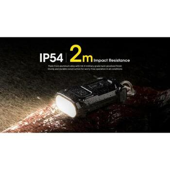 Nitecore TINI3, фонарик на ключах, 600 лм, 4 LED, 330 мАч, IP54, алюминий, 5 уровней мощности, USB зарядка (TINI3)