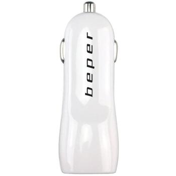Beper USB автомобильное зарядное устройство XUADA010, 17.5x8x3cm, белый, защита от перенапряжения, перегрева, короткого замыкания (XUADA010)
