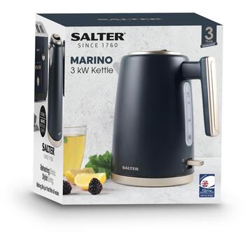 Salter Marino электрический чайник EK5561BGRYFVDE, 3000 W, 1.7 л, 360° поворот, автоматическое отключение, защита от перегрева (EK5561BGRYFVDE)