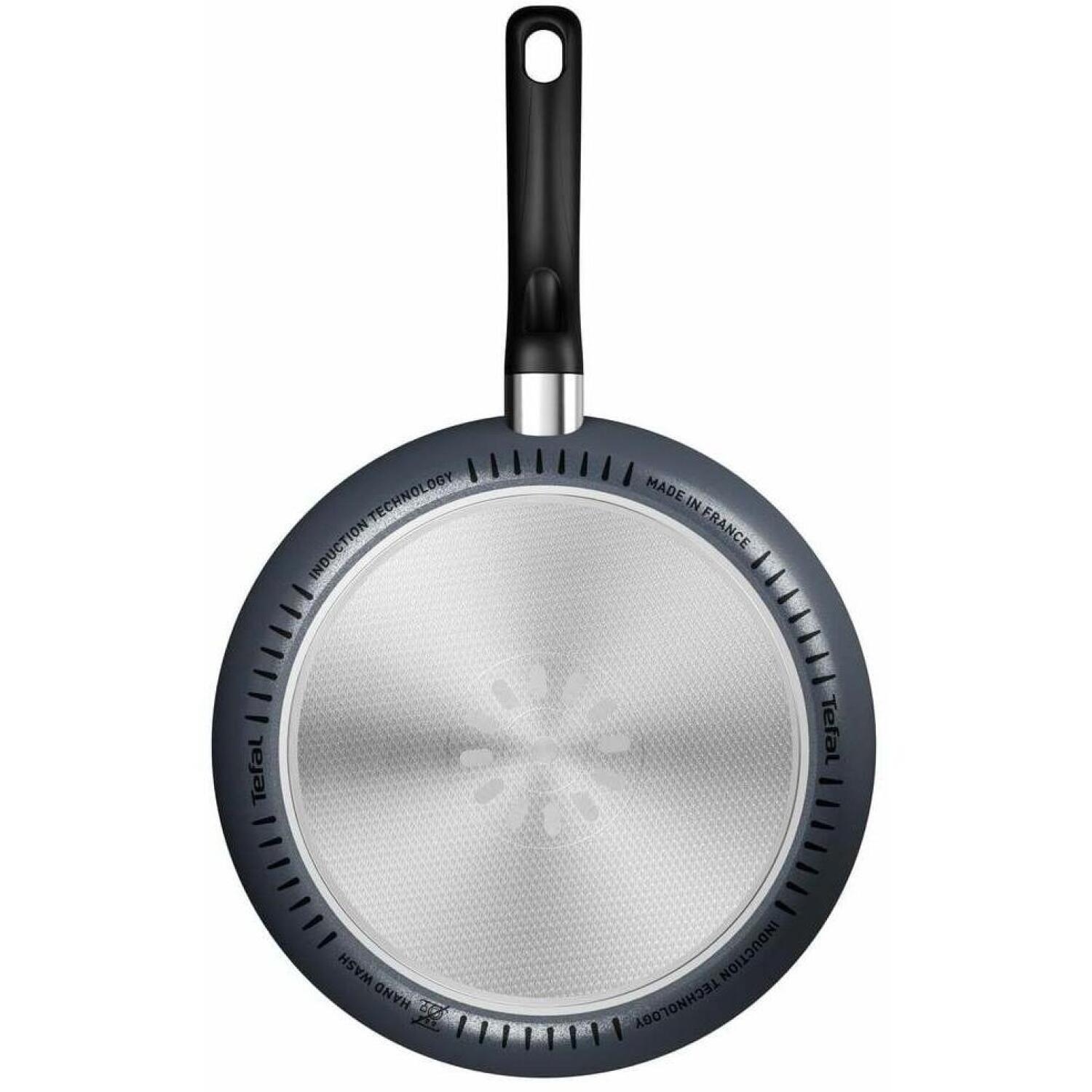 Tefal Сковорода H0563842, 25см, Алюминий, Подходит для индукционной плиты, Устойчивое антипригарное покрытие, Фиксированная ручка (H0563842)