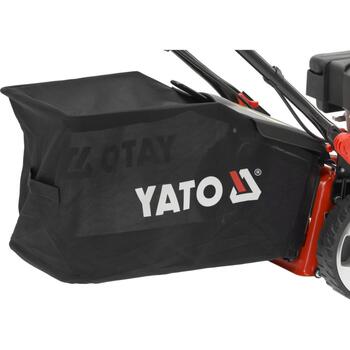 Yato Benzīna zāles pļāvējs YT-85521, 2.1 kW, 410 mm, 25-75 mm, 40 l, 123 cm³, LONCIN LC1P65FE-3, pašgājējs, aizmugures izmešana (YT-85521)
