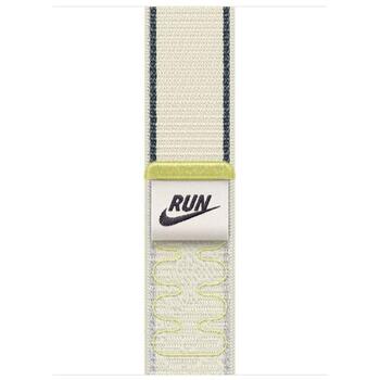 Apple Nike Sport Loop MKUE4ZM/A, 42mm, 130-190mm, ремешок для умных часов, 80% переработанный нейлон, Chalk Calm (MKUE4ZM/A)