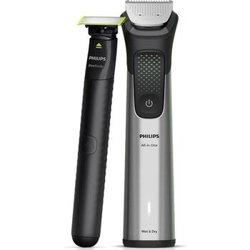 Philips MG9535/15 триммер для волос и бороды, 17 насадок, 27 шагов, 0.2-20mm, Li-Ion, 120мин, водонепроницаемый (MG9535/15)