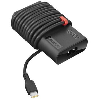 Lenovo ThinkPad 65W Slim AC Adapter 4X20V24678, 65W, 5V/9V/15V/20V, USB Type-C, strāvas adapteris (4X20V24678)