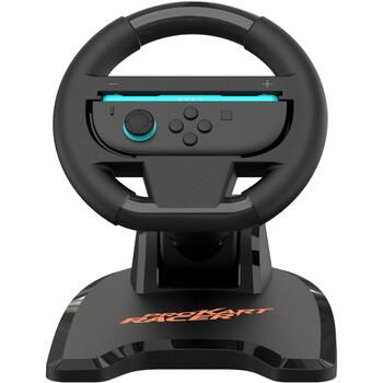 Subsonic Pro Kart Racer SA5727-1, 180° поворот, 2 кнопки, беспроводной, Nintendo Switch, Switch 2, съемный руль, 4 присоски (SA5727-1)