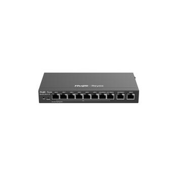 Ruijie RG-EG210G-P-V3 PoE+ гигабитный маршрутизатор, 5xGbE, 4xPoE+ 110W, 600Mbps, 100 пользователей, 256MB RAM, 32MB Flash, черный (RG-EG210G-P-V3)