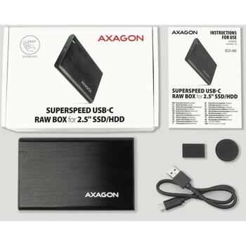 Axagon HDD корпус EE25-A6C USB-C 3.2 Gen 1, 2.5