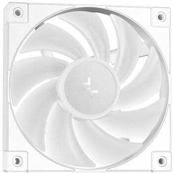 Deepcool šķidruma CPU dzesētājs LT240 WH ARGB R-LT240-WHAMNC-G-1, 240 mm, 72,04 cfm, 2 ventilatori, 38,71 dBA, Anti-leak Tech (R-LT240-WHAMNC-G-1)