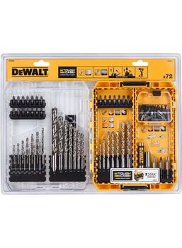Uzgaļu un urbju komplekts 72gab. DT70761-QZ ZAAD22 DEWALT (DT70761-QZ)