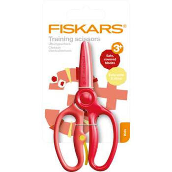Fiskars šķēres Training 2014720, 120 mm, bērnu, sarkanas, plastmasa (2014720)