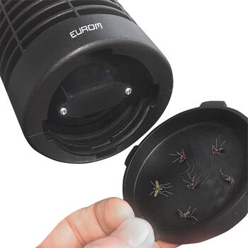 Eurom Fly Away 7 Oval электрический уничтожитель насекомых для помещений 7W UV лампа до 75m2 ловушка для мух и комаров компактный (212181)