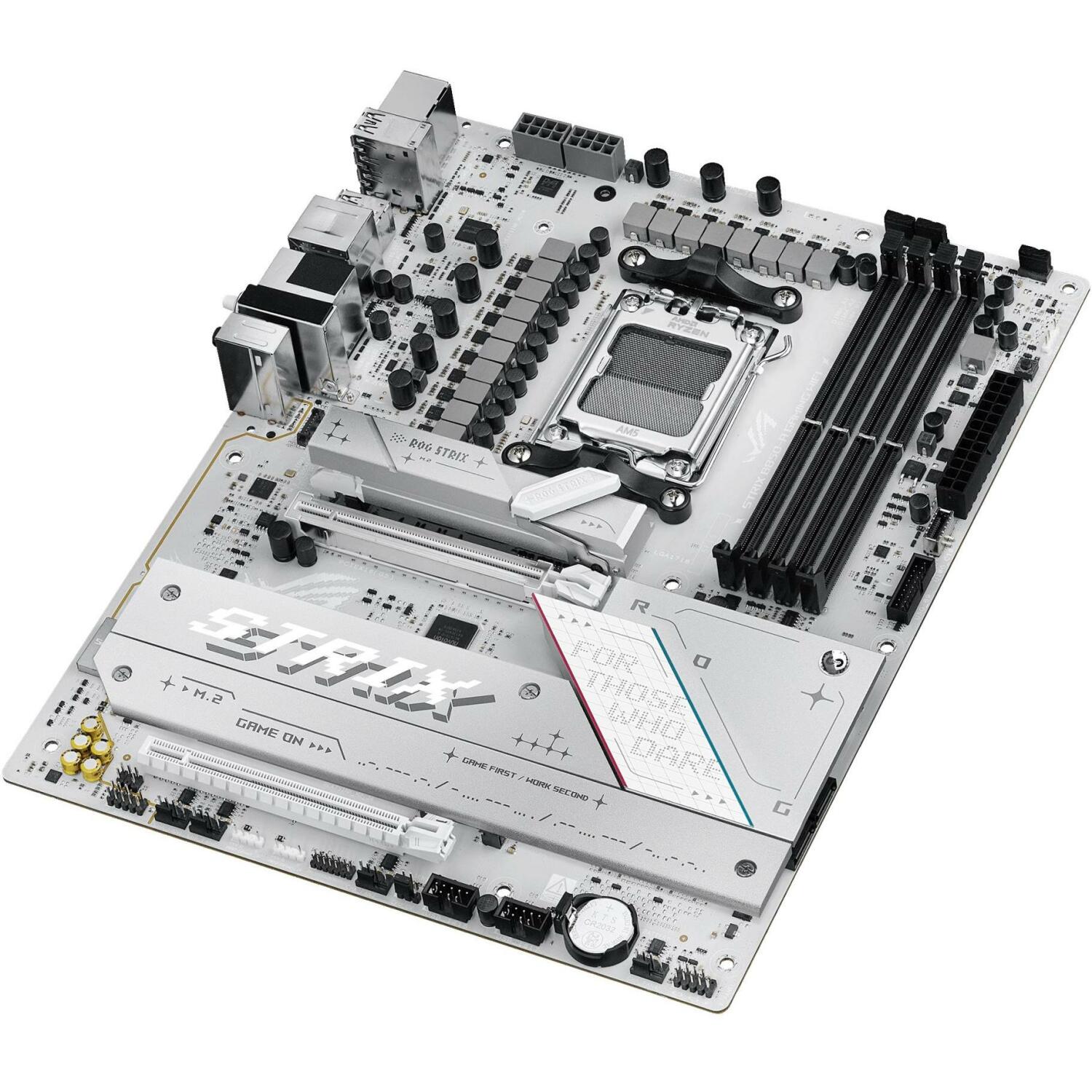 Asus Материнская плата ROG STRIX B850-A GAMING WIFI, AMD, Socket AM5, DDR5, 192 ГБ, 4 DIMM, 2.5 Гбит Ethernet, Wi-Fi 7, 6 SATA III (ROG STRIX B850-A GAMING WIFI)