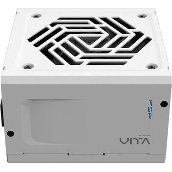 FSP barošanas bloks VITA-850GM W, 850 W, 100-240 V, 50/60 Hz, 80 PLUS Gold, ATX 3.1, 12 cm ventilators, balts, pilnībā modulāra (VITA-850GM W)