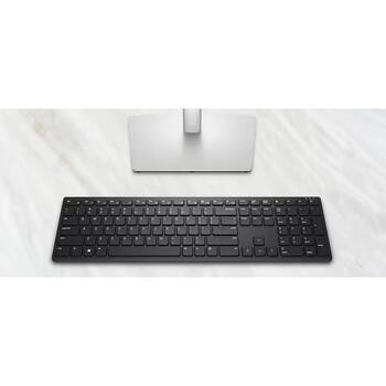 Dell klaviatūra KB500 580-AKOR, bezvadu, melna, 2.4 GHz, 12 programmējamas taustiņi, QWERTY krievu (580-AKOR)