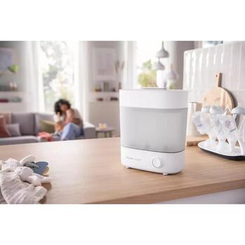 Philips Avent паровой стерилизатор SCF291/00, для 6 бутылочек, 10 мин, 99,9% микробов, PP, 304x183x359 мм (SCF291/00)