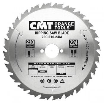 CMT Zāģripa HM 290.250.24M, 250x2,8x30mm, Z24, 0,78kg (290.250.24M)