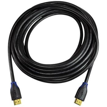 Logilink HDMI кабель CH0066, 10 м, HDMI 2.0, 4096 x 2160 пикселей, 60 Гц, 4K, 3D, Ethernet, позолоченные контакты, черный (CH0066)