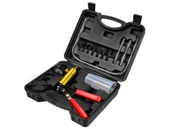 Geko G01156 вакуумный тестер и комплект для прокачки тормозов, 0-30 дюймов рт. ст. / 0-760 мм рт. ст., резервуар, шланги (G01156)